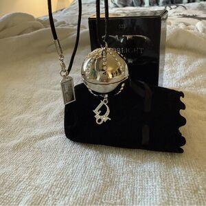 Diorlight Limited Edition Jewelled Bronze Makeup Ball Necklace